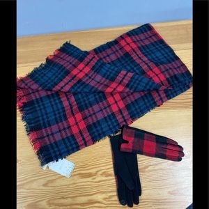 Scarf/shawl Glove Set